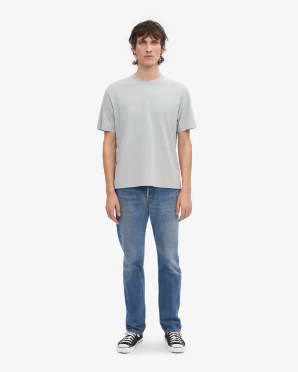 Oversized Organic T-Shirt - faded grey - Image 6