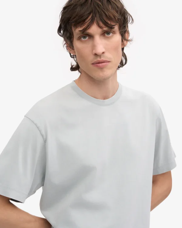 Oversized Organic T-Shirt - faded grey - Image 7