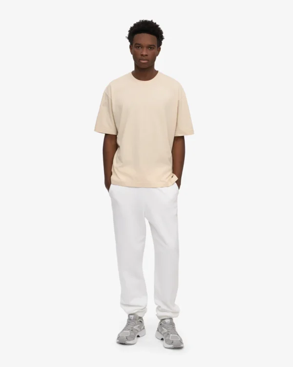 Oversized Organic T-Shirt - Ivory White - Image 6