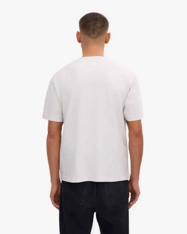 Oversized Organic T-Shirt - snow melange - Image 5