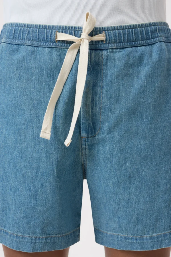 Denim shorts light blue - Image 5