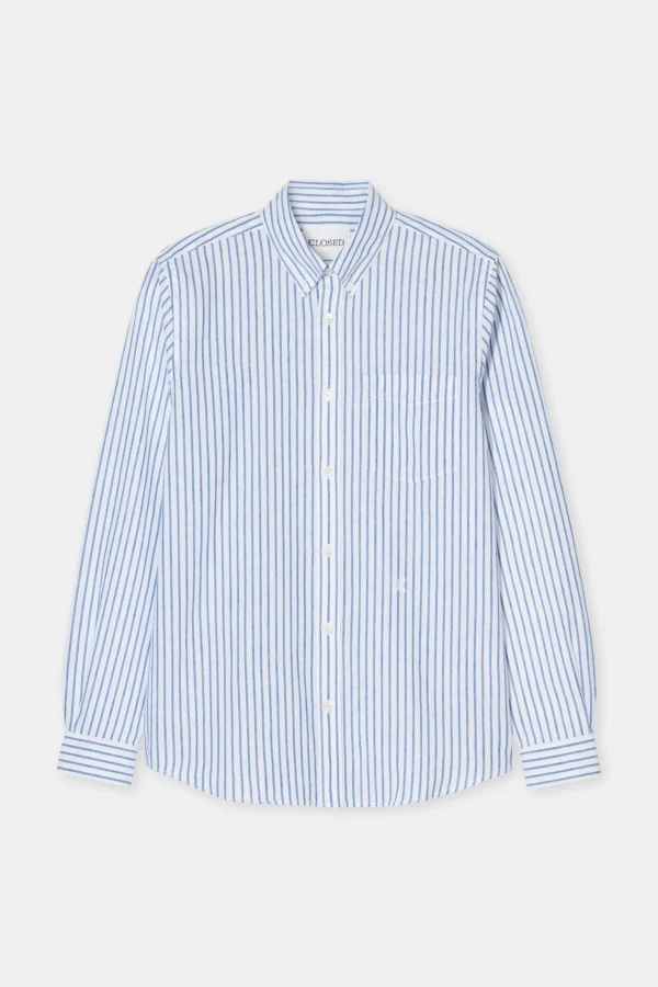 Cotton and linen blend shirt - Image 5