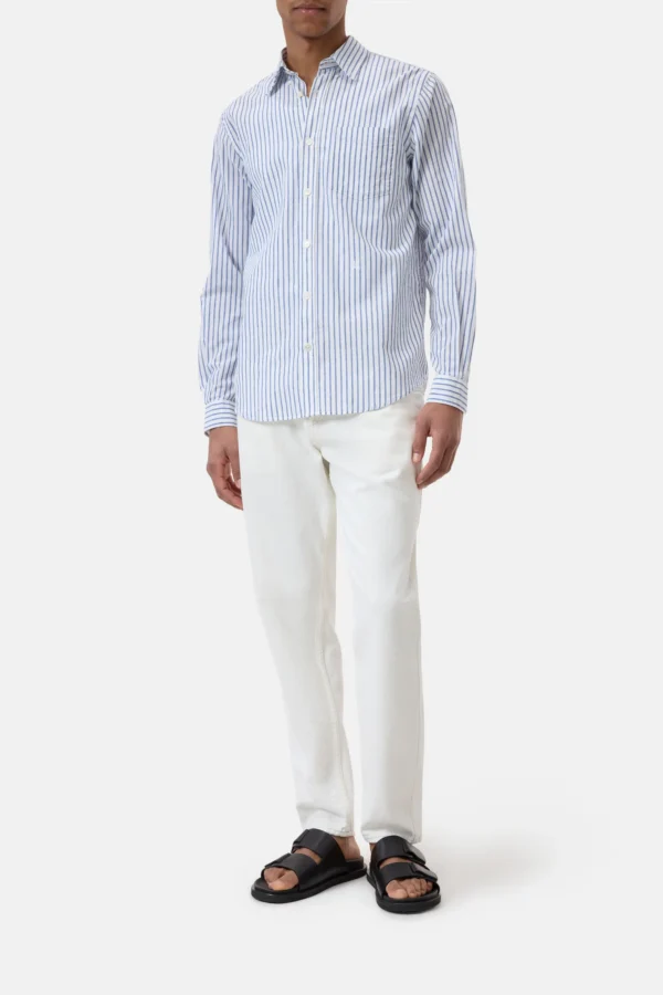 Cotton and linen blend shirt - Image 3