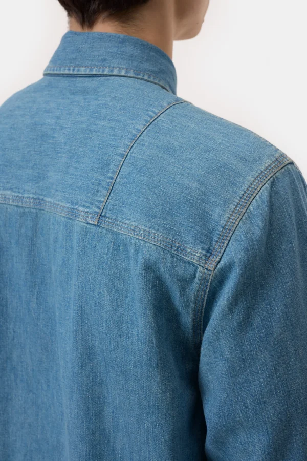 Denim shirt light blue - Image 5