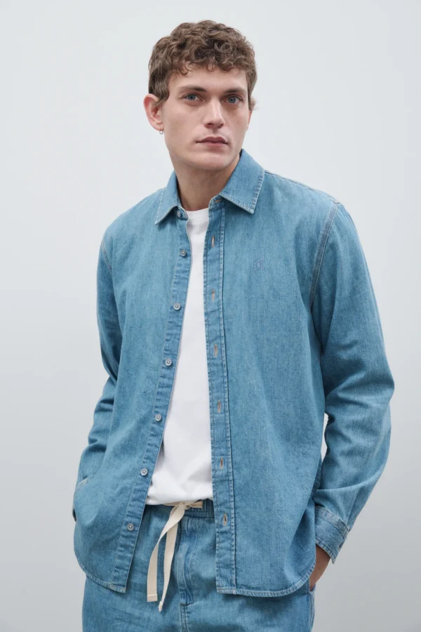 Denim shirt light blue