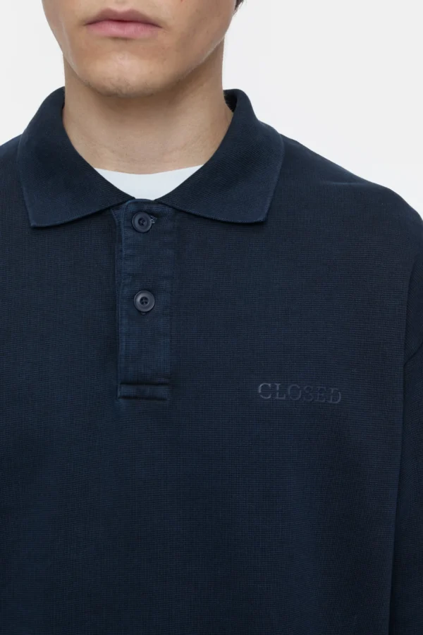 Polo jumper made from pure organic cotton - Image 3