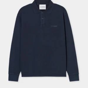 Polo jumper made from pure organic cotton