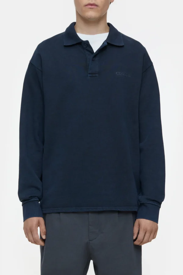 Polo jumper made from pure organic cotton - Image 2