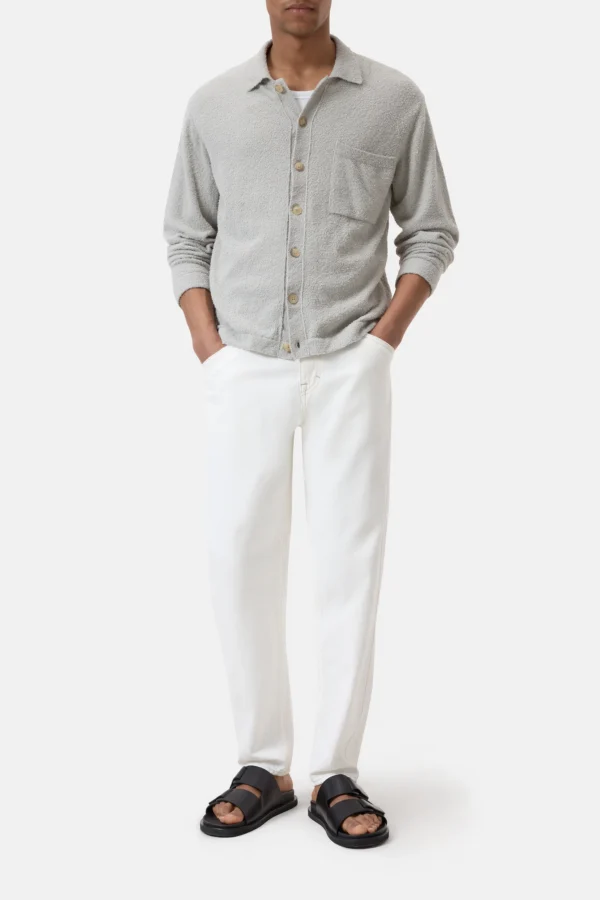 Cardigan made of cotton blend cloud grey - Image 8