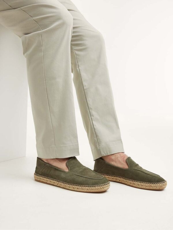 Mr Sanchez suede espadrilles kaki - Image 2