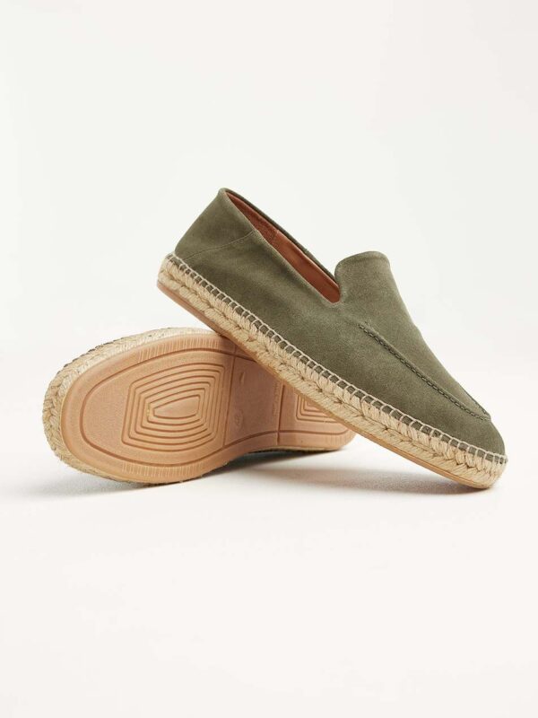 Mr Sanchez suede espadrilles kaki - Image 5