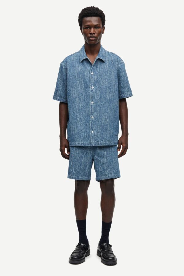 SAAYO X SHIRT 15240 washed denim - Image 2