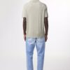 Ryan Knitted linen blend Polo sage green - Image 3