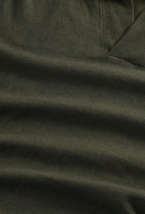 Ryan Knitted linen blend Polo croc - Image 5