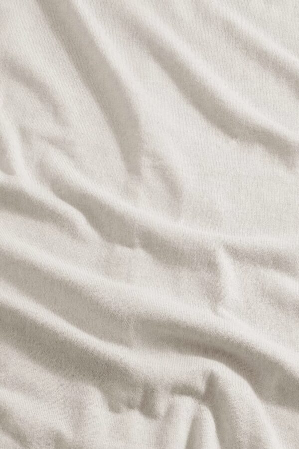 Ryan Knitted linen blend Polo oat - Image 5