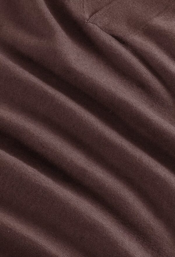 Ryan Knitted linen blend Polo coffee - Image 5