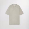 Ryan Knitted linen blend Polo sage green - Image 4