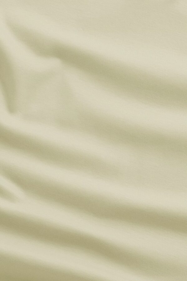 Paul Open Collar Organic Cotton Polo sage green - Image 4