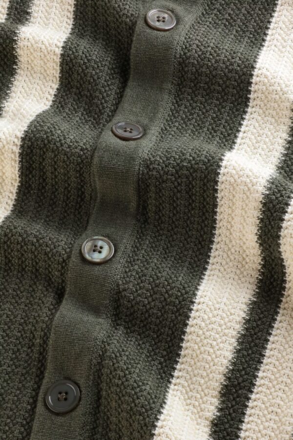 Ares Textured Stitch Shirt croc green - Image 5