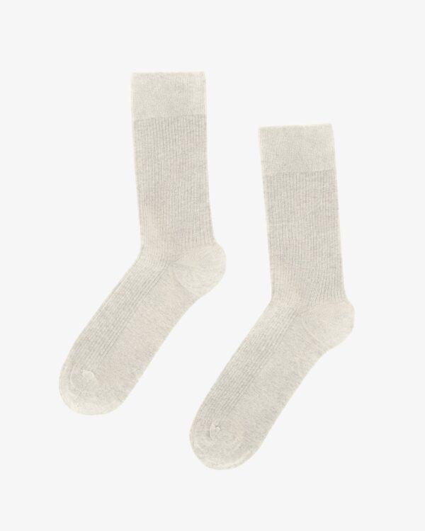 classic organic socks ivory white